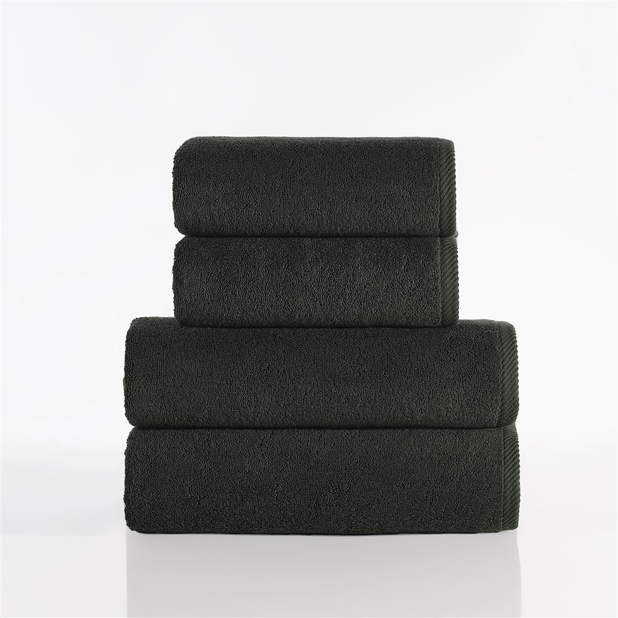 Roominess Handtuch-Set, 4-teilig, Anthrazit